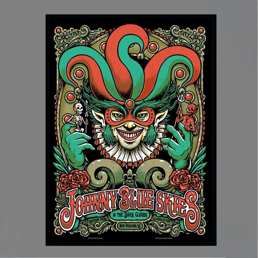 Johnny Blue Skies Live At Lakefront Arena New Orleans LA October 27 2026 Poster