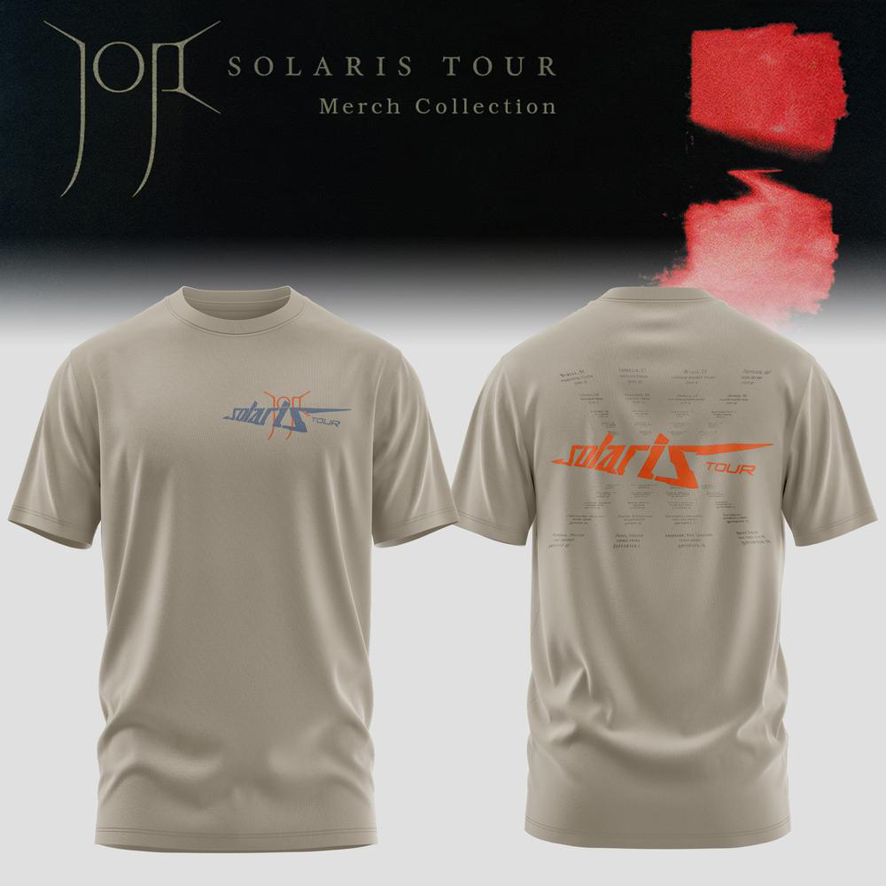 Joji Gray Solaris Tour Demons Pinstripe T Shirt