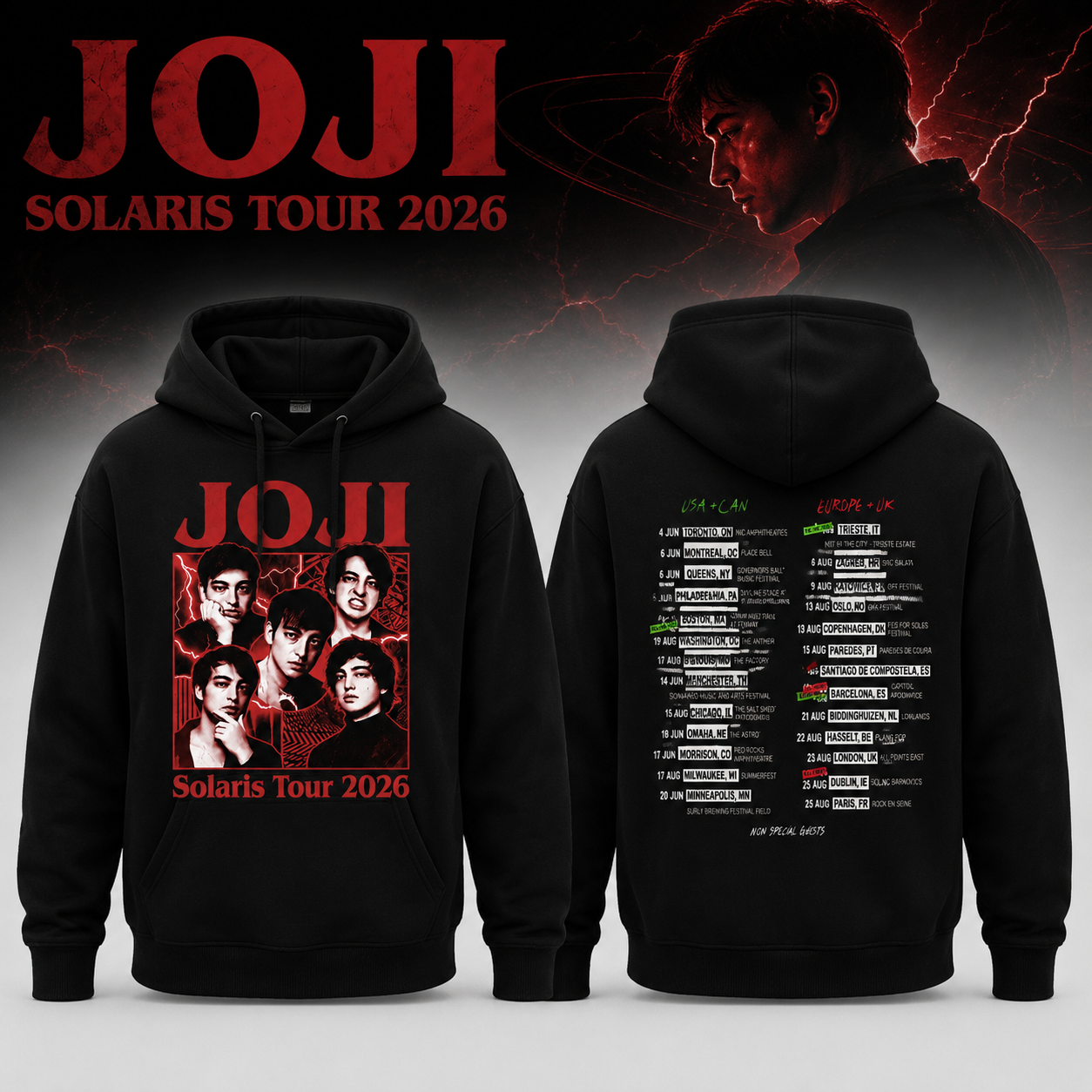 Joji Solaris Tour Music Fan Hoodie