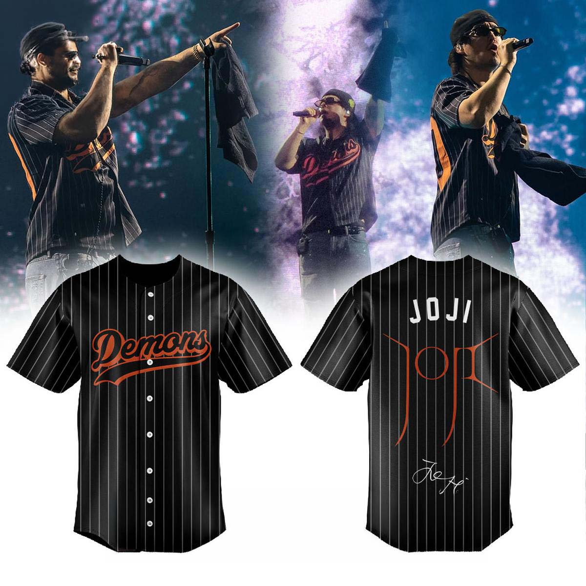 Joji Solaris Tour Demons 2026 Baseball Jersey - Best Gift for Fans