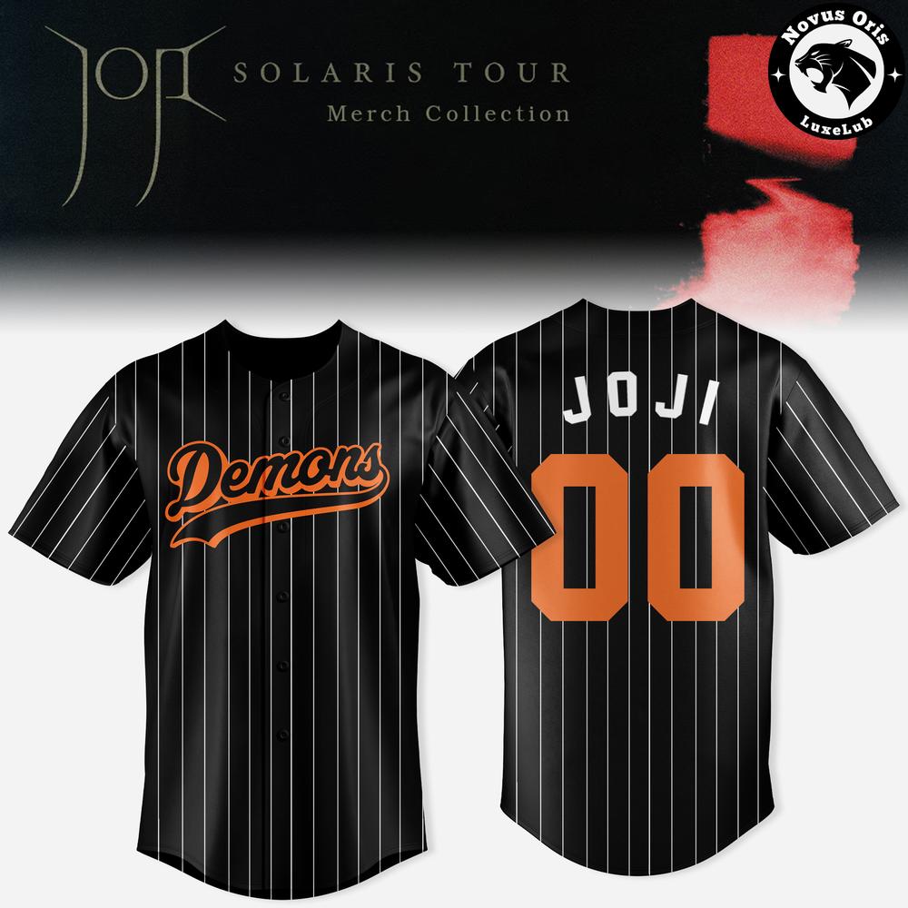 Joji Solaris Tour Demons Pinstripe Limited Baseball Jersey 1 - Unicasport Joji Solaris Tour Demons Pinstripe Limited Baseball Jersey