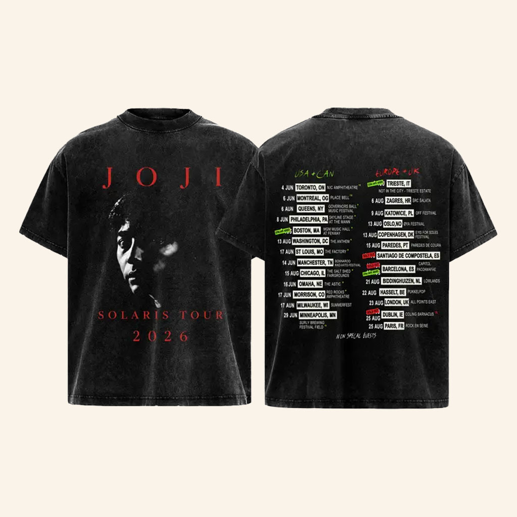 Joji Solaris Tour Merch 2026 Joji Solaris TourTShirtJoji Shirts Gift Ideas For Music Fans