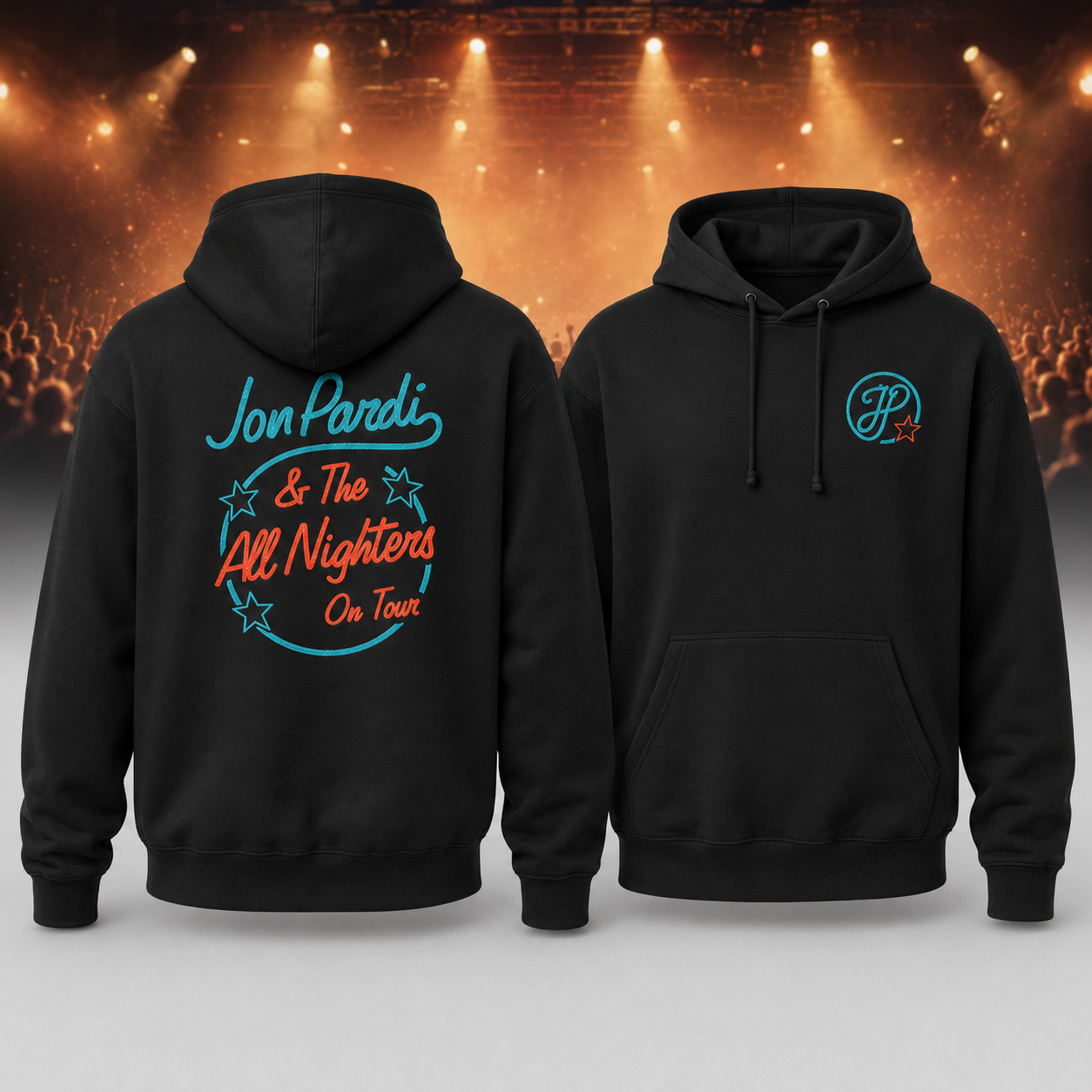 Jon Pardi 2026 Tour The All Nighters Black Hoodie - Gift Idea for Fans