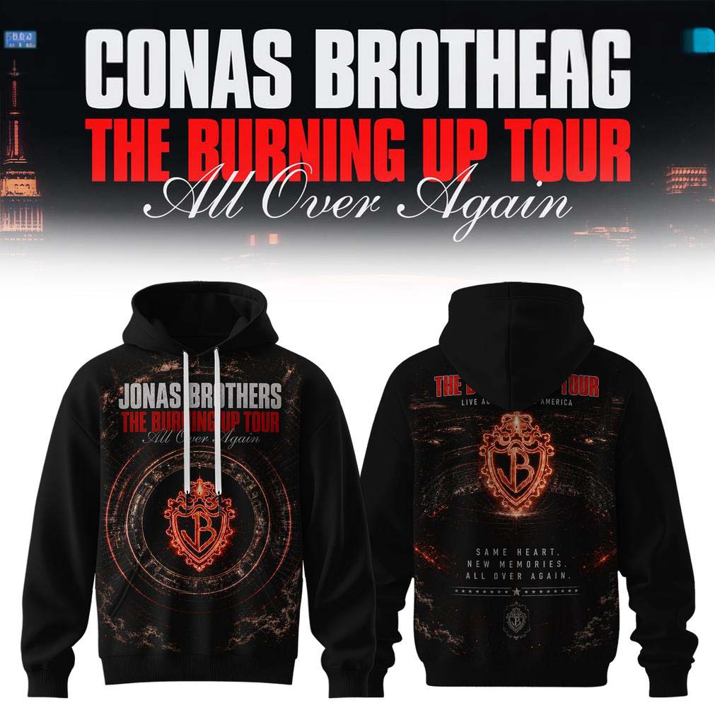 Jonas Brothers Burning Up Tour 2026 Hoodie