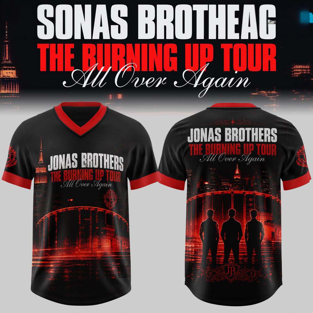 Jonas Brothers All Over Again Football Jersey