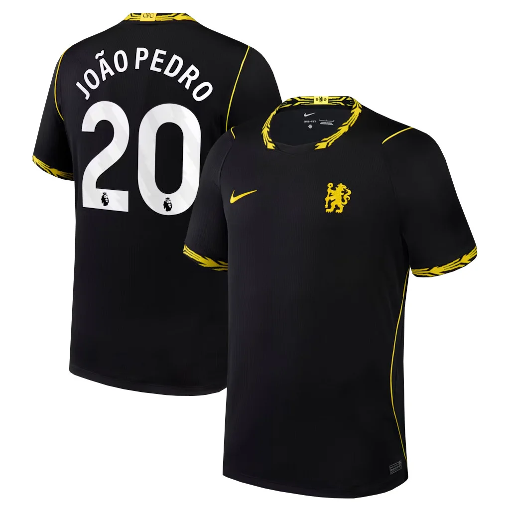Joao Pedro Chelsea 2026-2027 Black Away Soccer Jersey Fan Jersey Collection 1 - Unicasport Joao Pedro Chelsea 2026-2027 Black Away Soccer Jersey Fan Jersey Collection