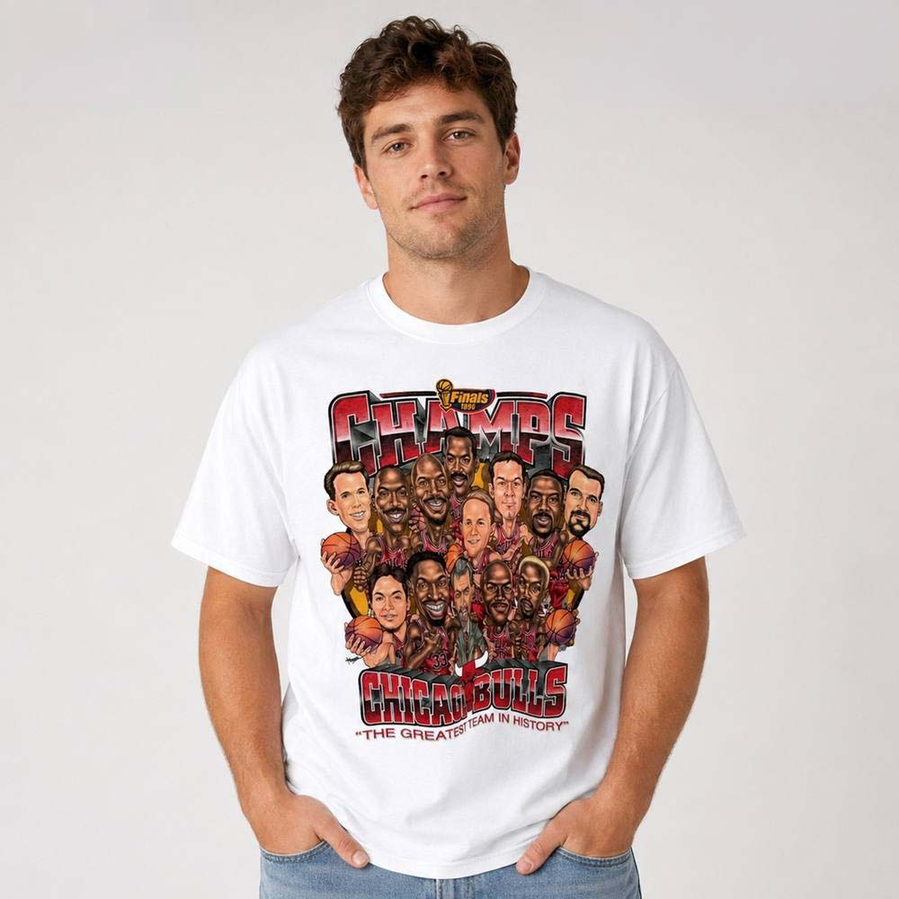 Jordan Chiles Chicago Bulls 1996 Finals The Greatest Team In History T-Shirt