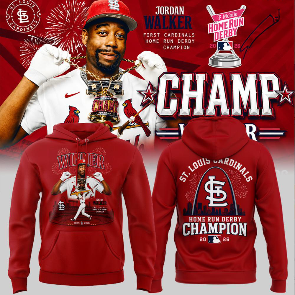 Jordan Walker Cardinals Red Home Run Derby Hoodie