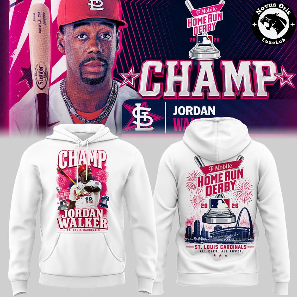 Jordan Walker First Cardinals Home Run Derby Champion 2026 Hoodie