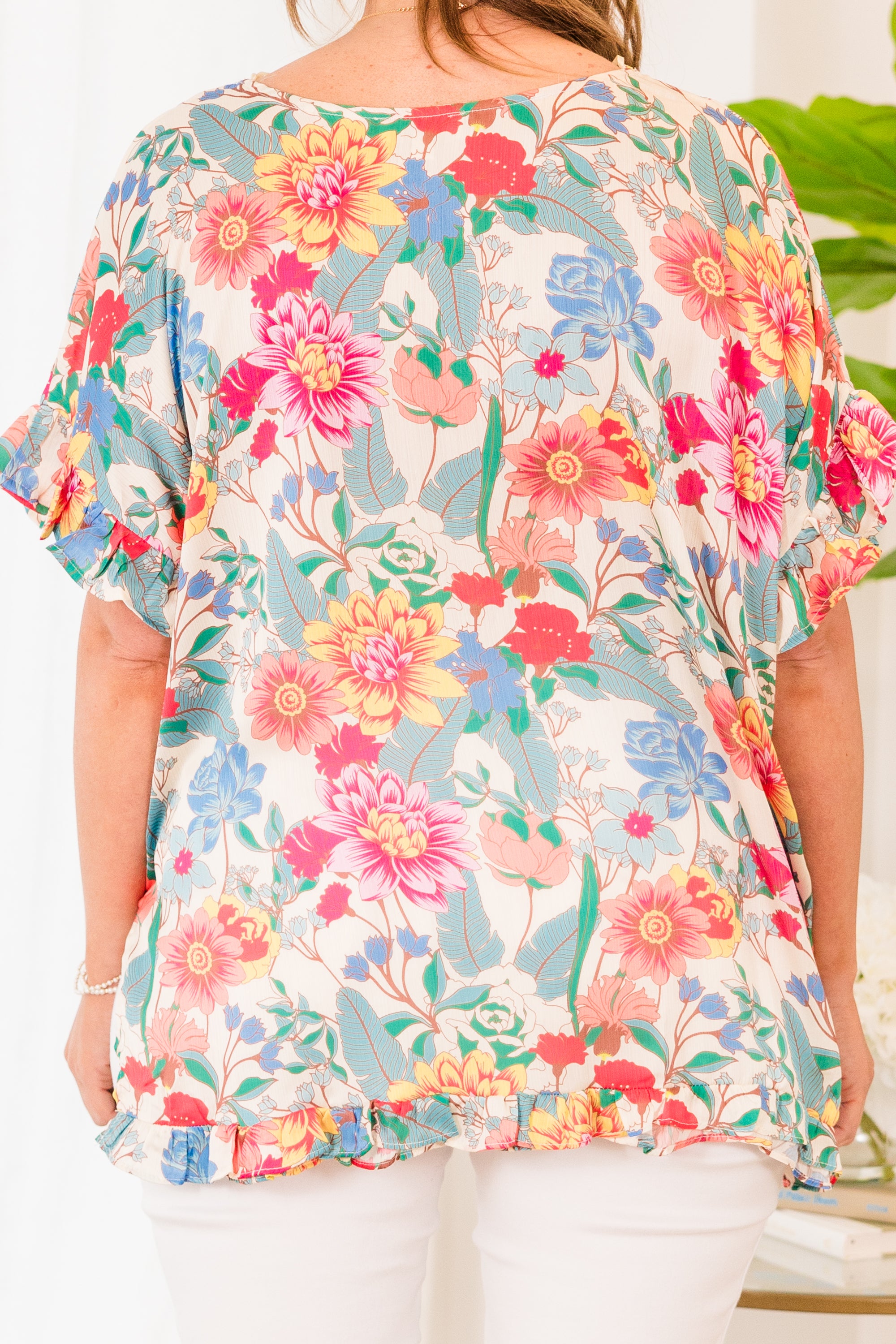 Just One More Day Top, Cream Mix 6 Just One More Day Top, Cream Mix - Image 6