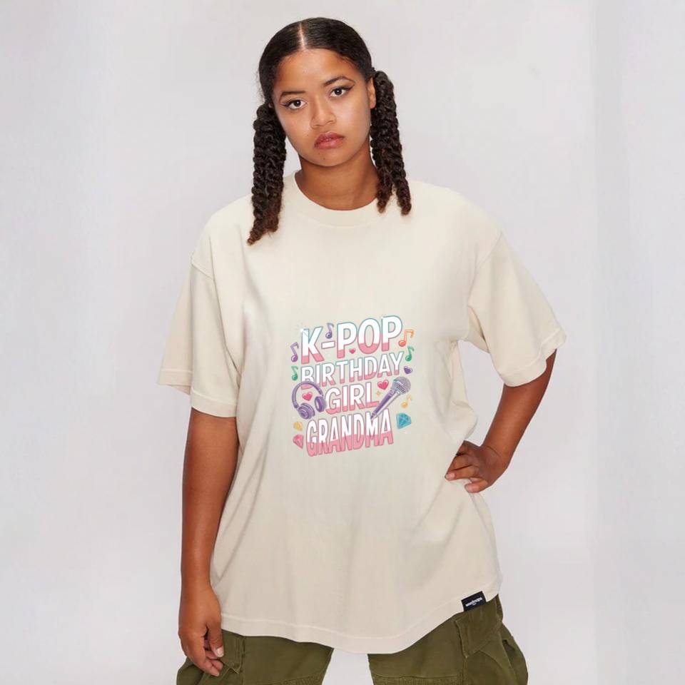 K Pop Birthday Girl Grandma Korean Pop Outfit Kpop Girls Pullover Shirt