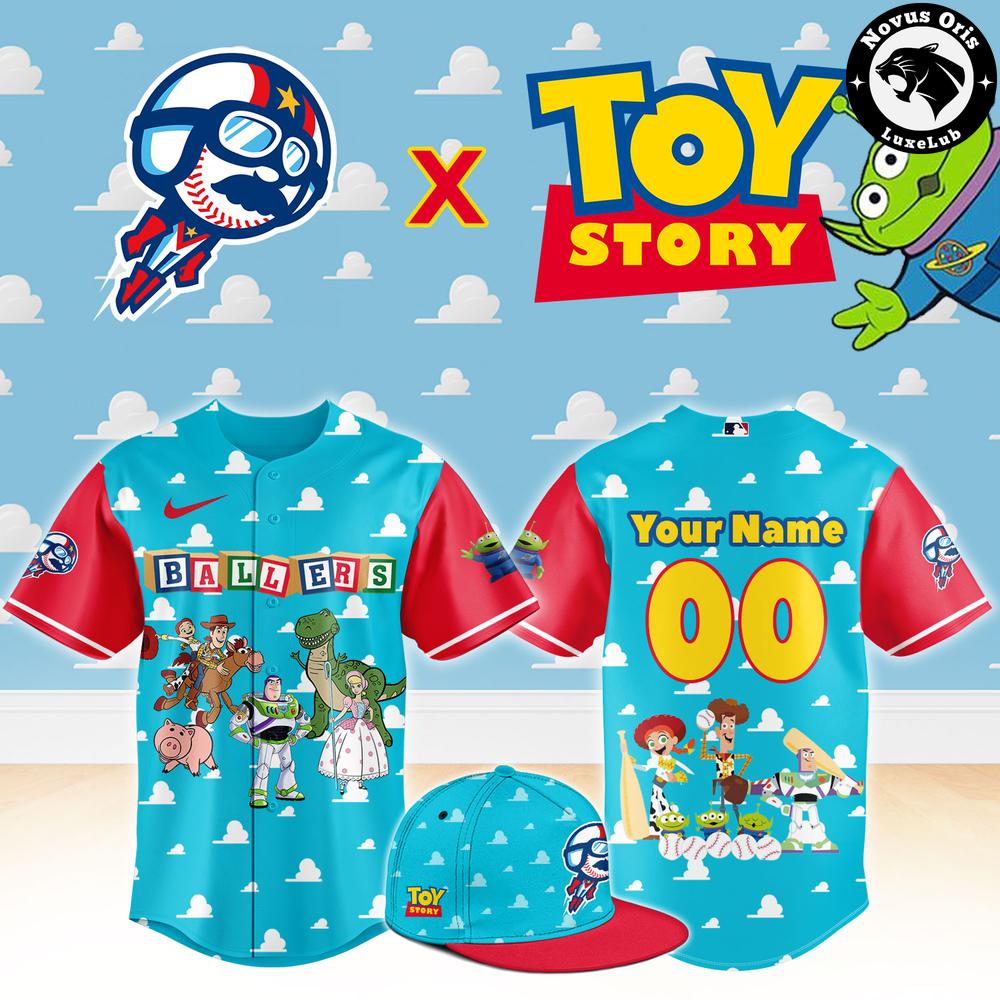 Kannapolis Cannon Ballers x Toy Story Night Pixar Cartoon Custom Baseball Jersey 1 - Unicasport Kannapolis Cannon Ballers x Toy Story Night Pixar Cartoon Custom Baseball Jersey
