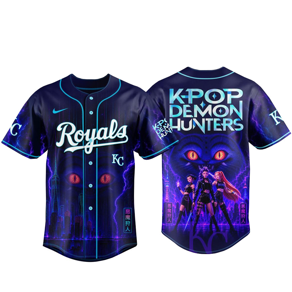 Kansas City Royals K-Pop Demon Hunters Night 2026 Baseball Jersey