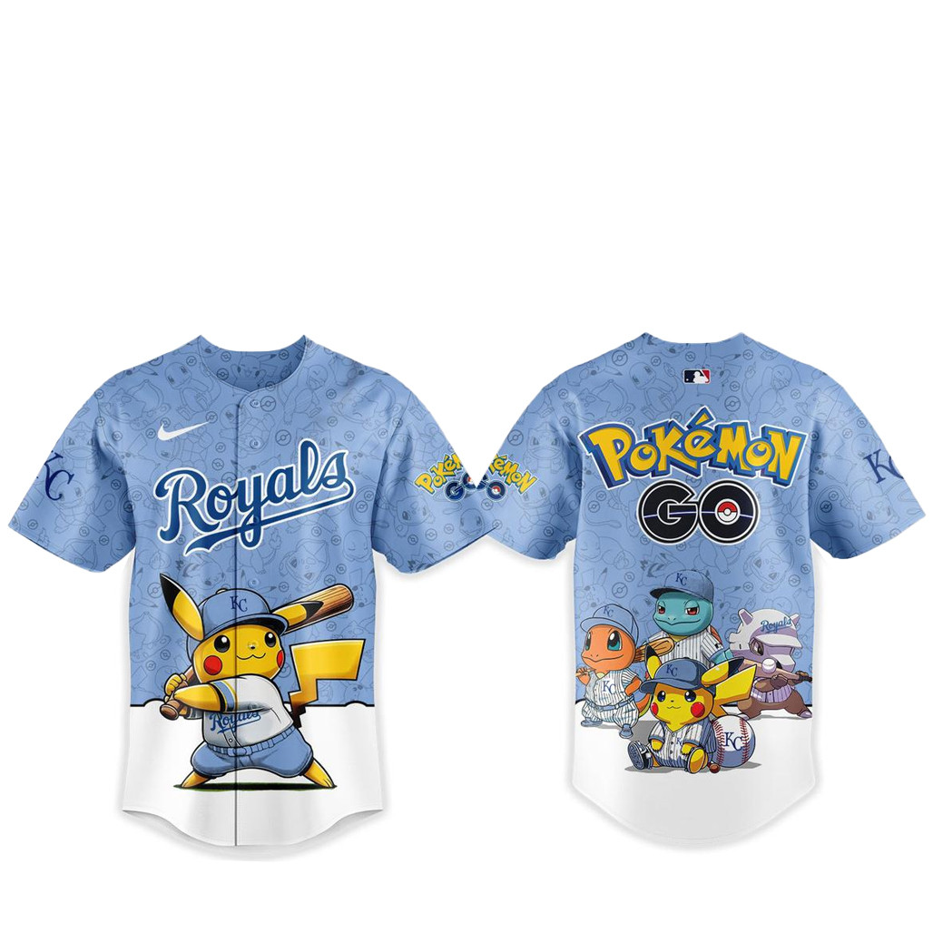 Kansas City Royals Pokemon Go Night 2026 Baseball Jersey