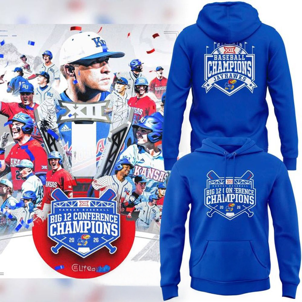 Kansas Jayhawks 2026 Big 12 Champions Limited Edition Hoodie