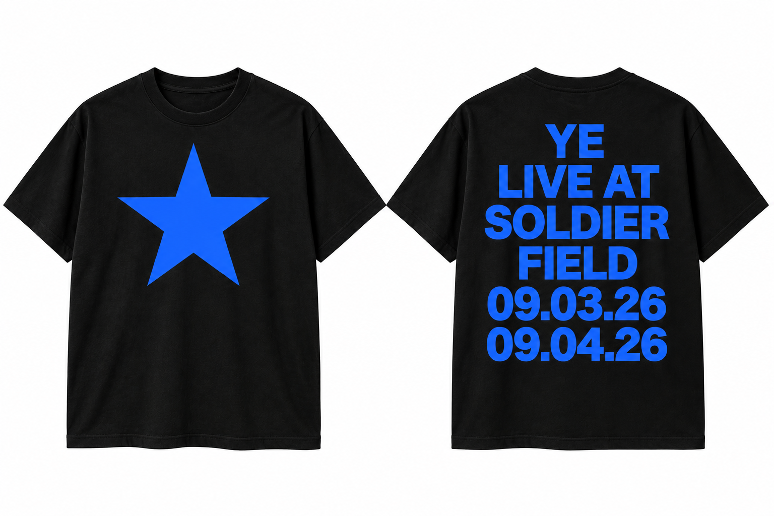 Kanye West Chicago Sep 3 2026 Soldier Field Event Merch T-Shirt Limited