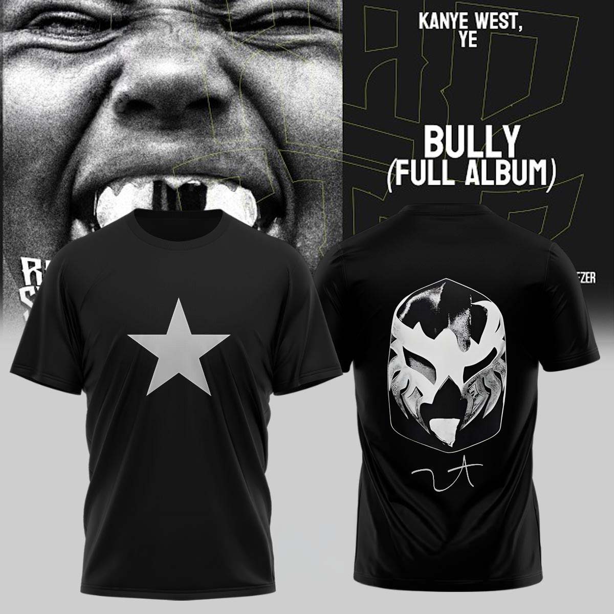 Kanye West Ye 2026 Tour Lucha Libre Graphic T-Shirt Best Gift for Fans