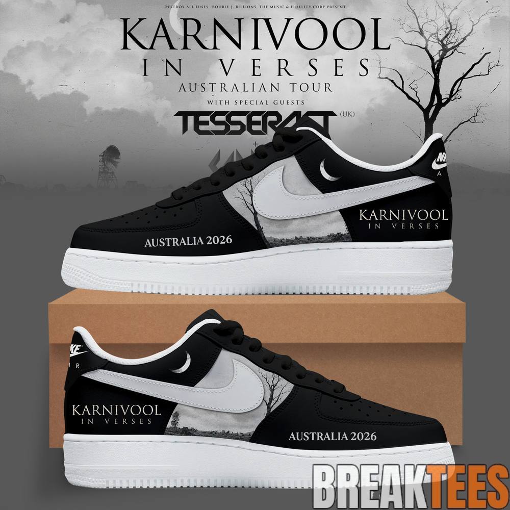 Custom Air Force 1 Shoes Karnivool In Verses Australian Tour 2026