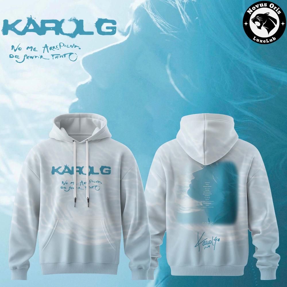 Karol G Album No Me Arrepiento de Sentir Tanto 2026 Hoodie 1 - Unicasport Karol G Album No Me Arrepiento de Sentir Tanto 2026 Hoodie