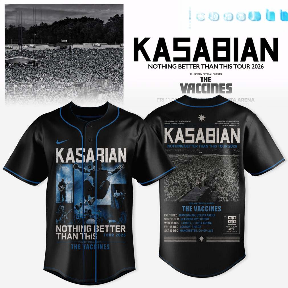 Kasabian Nothing Better Than This Baseball Jersey