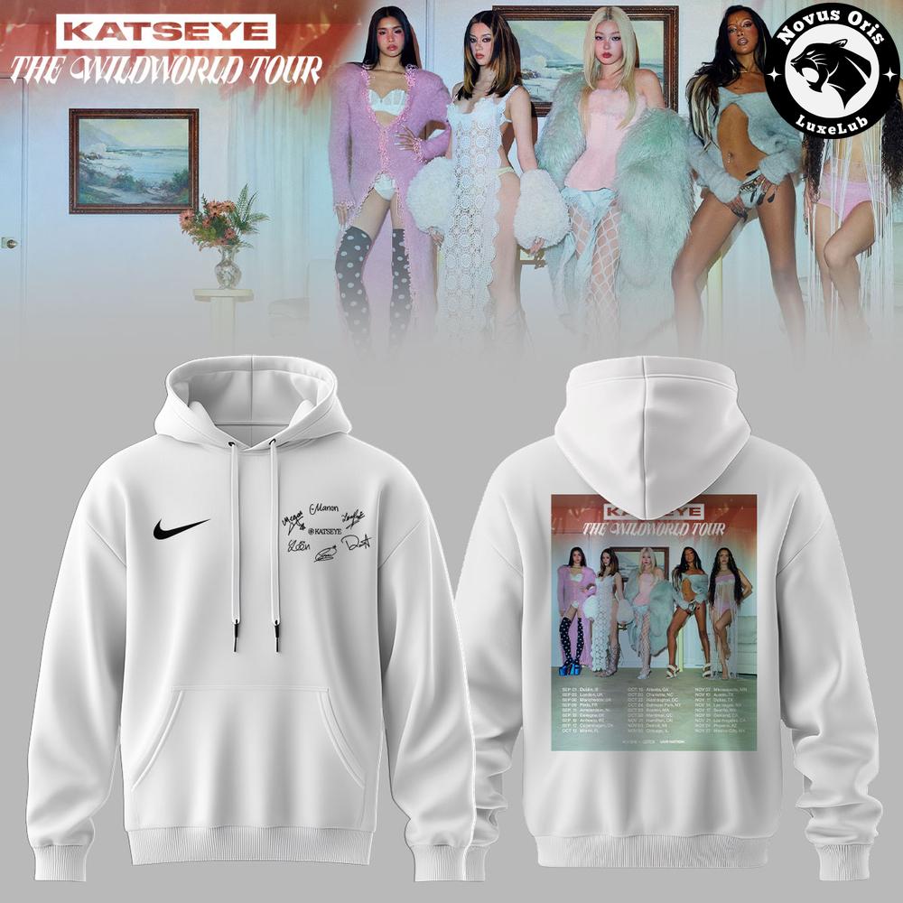 KATSEYE x The Wildworld Tour 2026 Signature Edition Hoodie 1 - Unicasport KATSEYE x The Wildworld Tour 2026 Signature Edition Hoodie