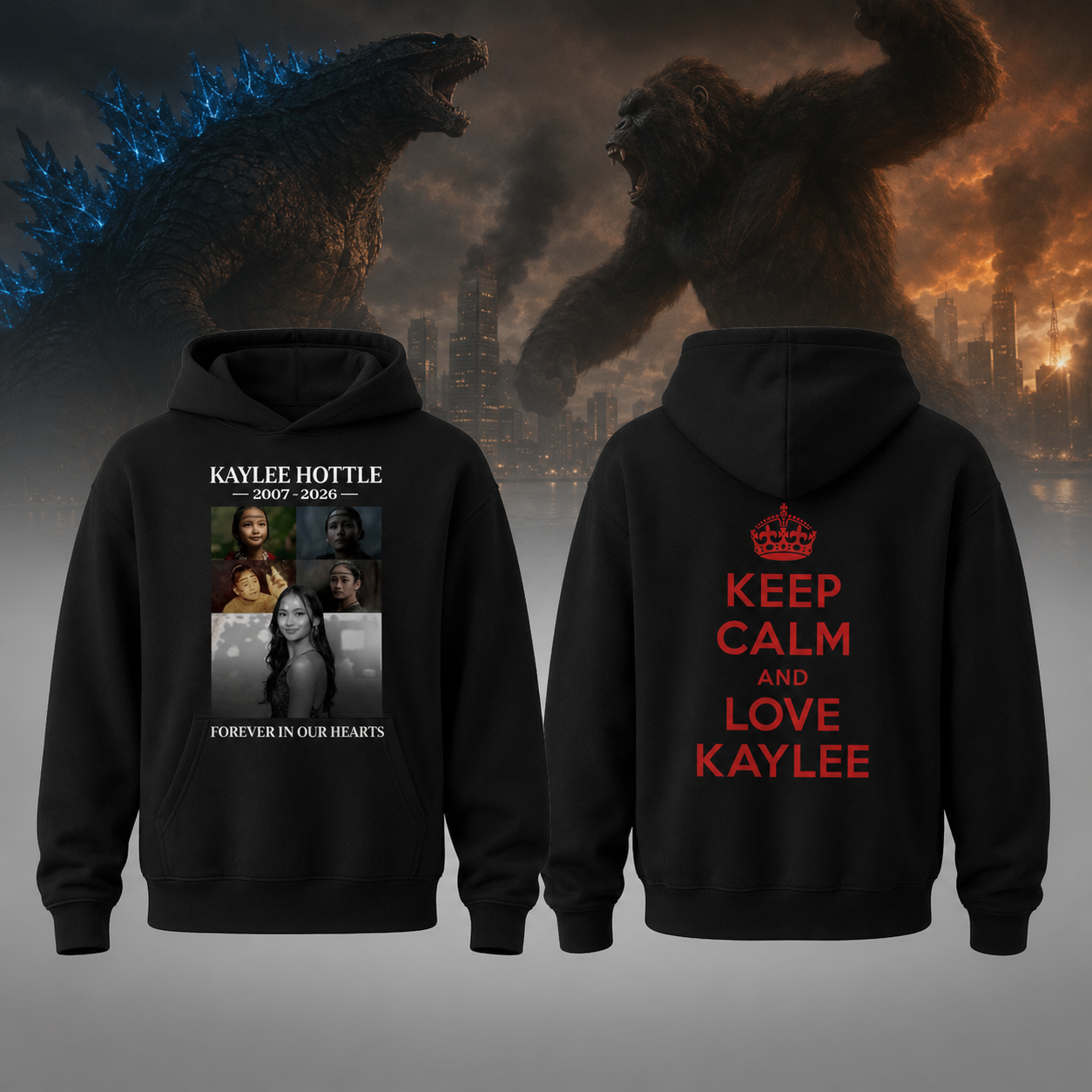 Graphic Hoodie - Keep Calm and Love Kaylee Hottle 2007-2026