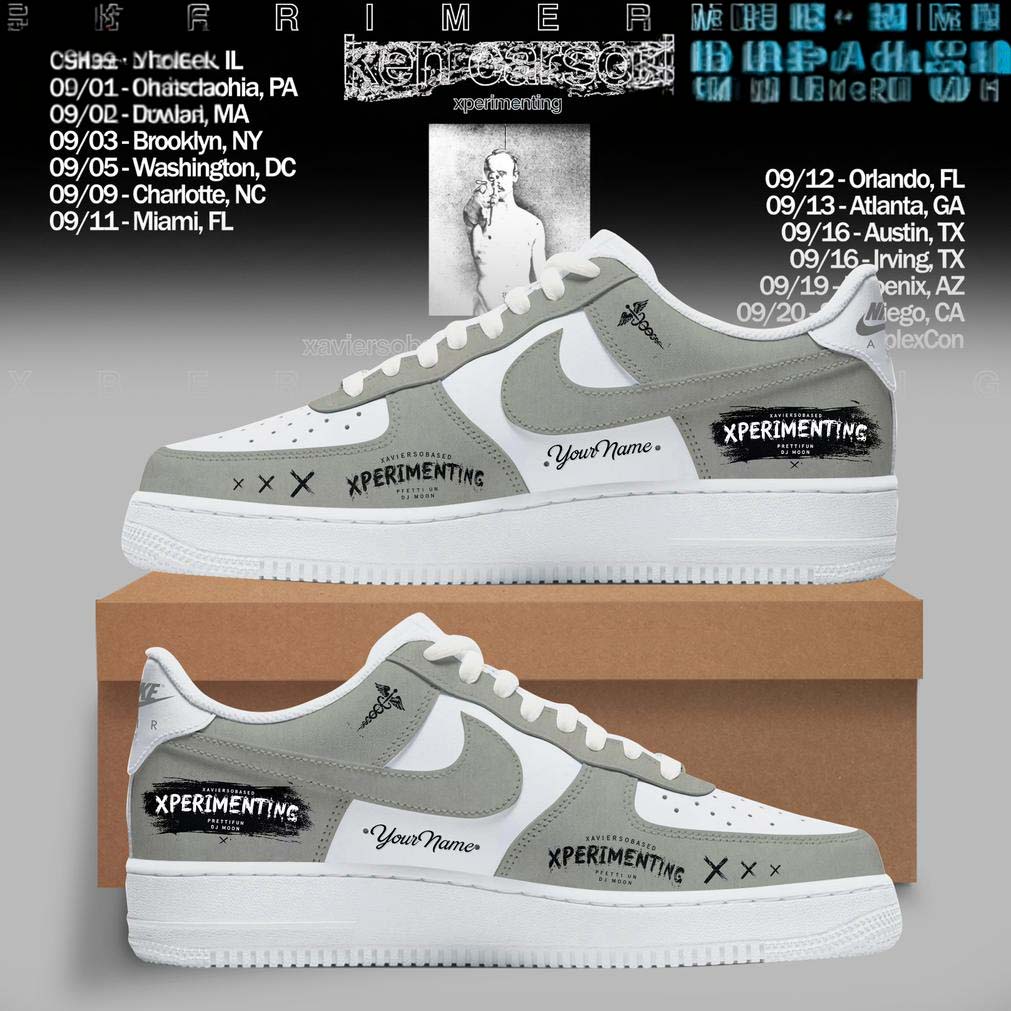 Ken Carson Xperimenting Tour Custom Air Force 1 Shoes