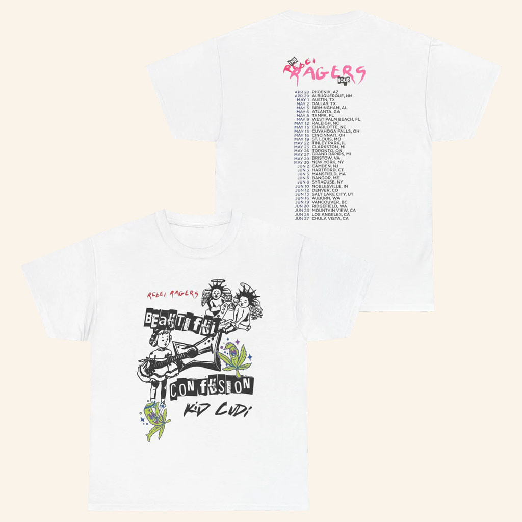 Kid Cudi Merch 2026 Beautiful Confusion TourTShirtKiD CuDi Tour Merch Gift For Rap Lovers