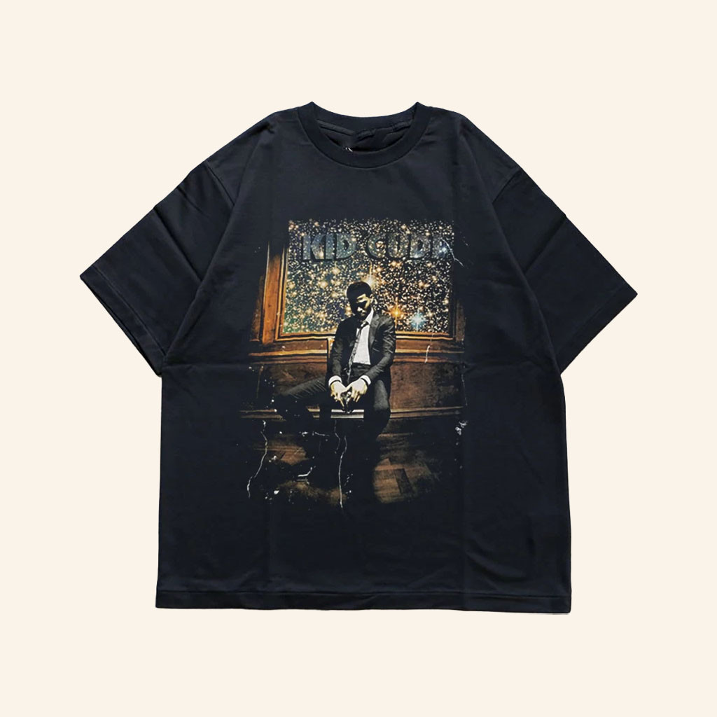 Kid Cudi Merch 2026 Rare Kid Cudi Man On The MoonTShirtGifts For Rapper Fan