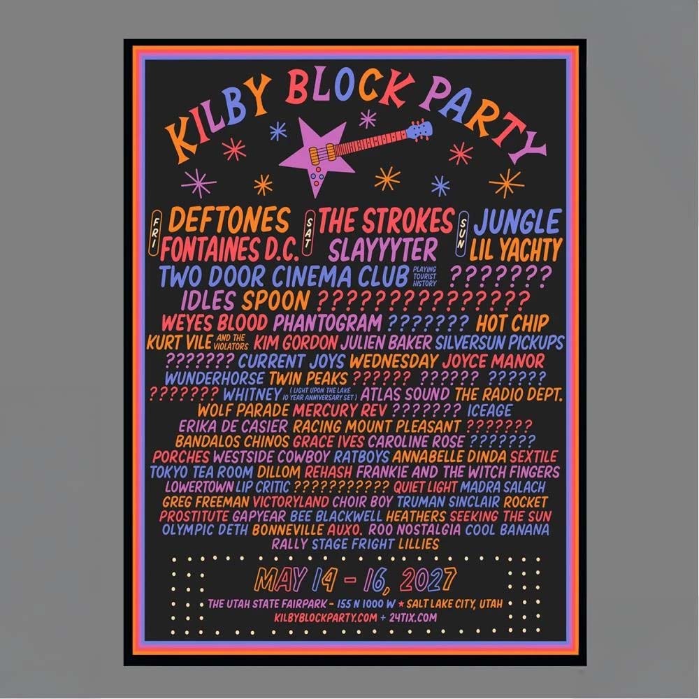 Kilby Block Party Deftones The Strokes Jungle May 1416 2027 Utah State Fairpark Concert Poster David Ortiz gifted Rays manager Kevin Cash a MY DAWG Poster