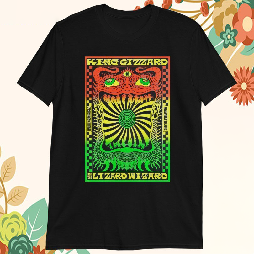 King Gizzard And The Lizard Wizard Berlin Germany At Columbiahalle On Nov 10 2025 Tshirts