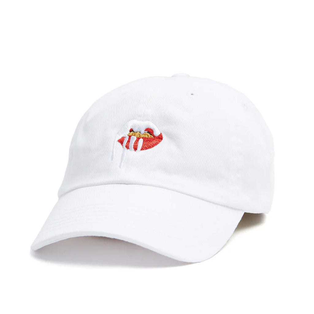 King Kylie Merch Lips Logo Embroidered White Hat Birthday Gift For Wife