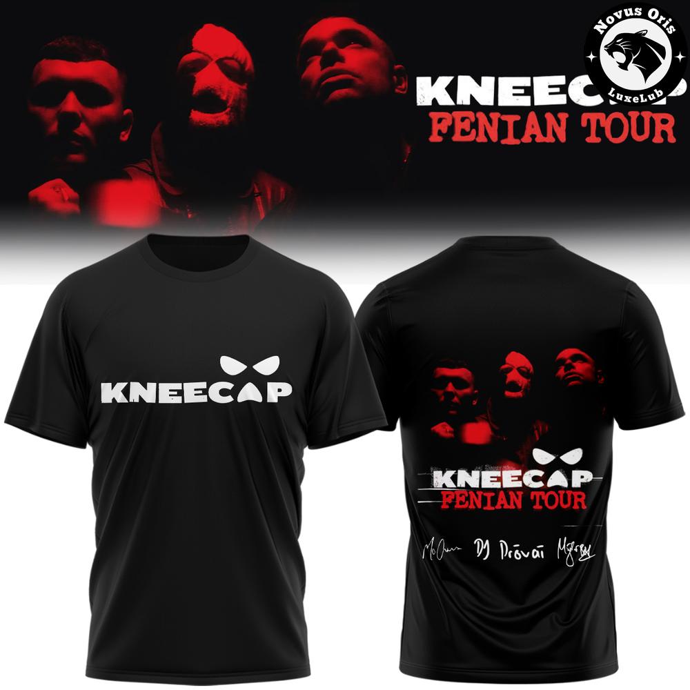 Kneecap Fenian Tour 2026 Irish Hip Hop Signature Graphic T-Shirt