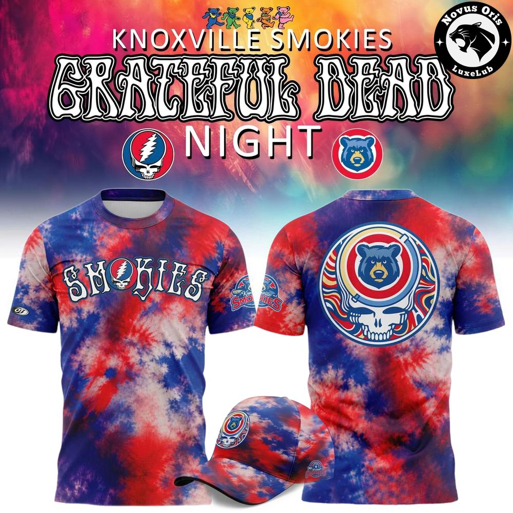 Knoxville Smokies x Grateful Dead Night Custom T-Shirt
