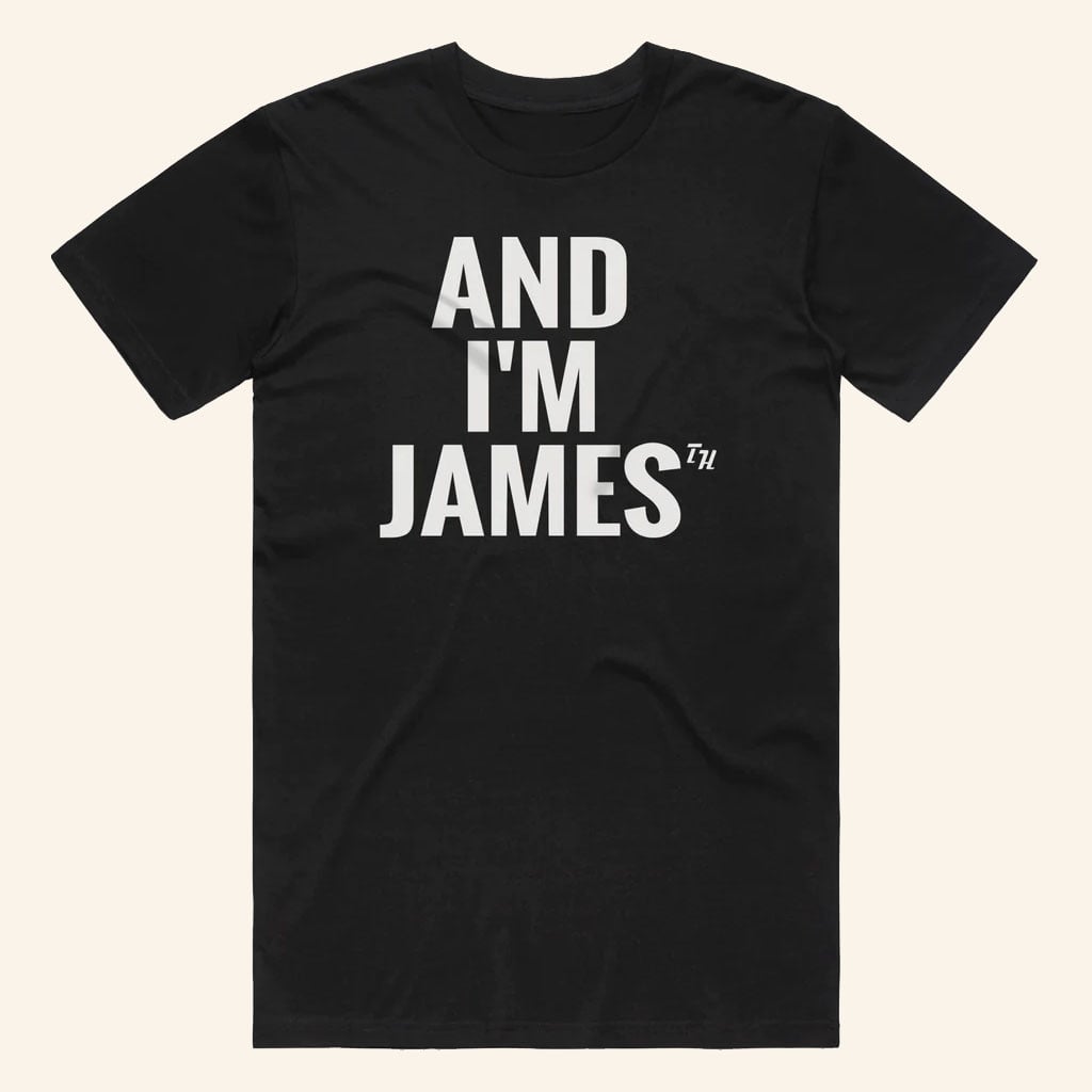 KT8 Merch 2026 Throttle House And I'm James BlackTShirtThrottle House Merch Gift For Him