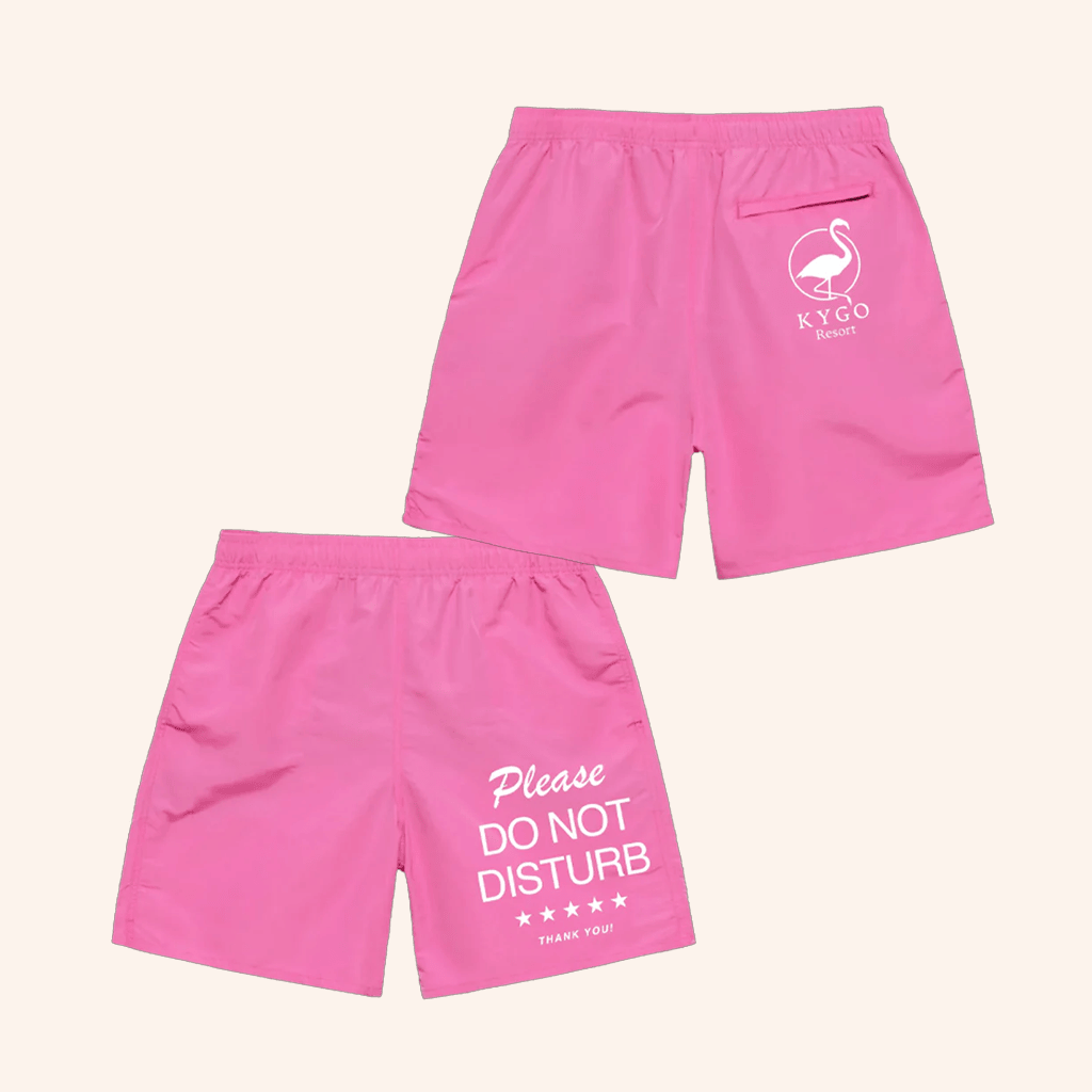 Kygo Merch Flamingo Kygo Resort Please Do Not Disturb Short Present For Friend