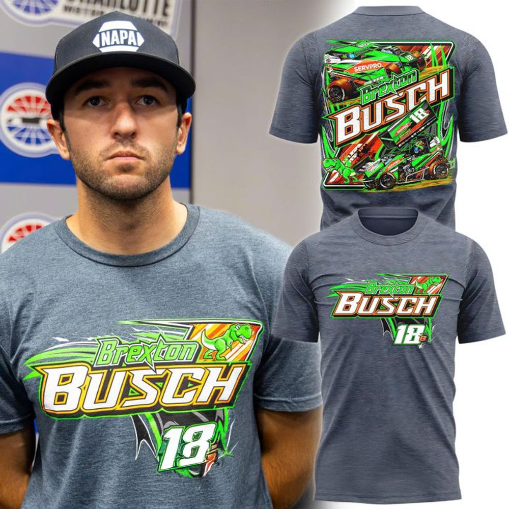Kyle Busch 8 Rebel BLK 2Spot Shirt