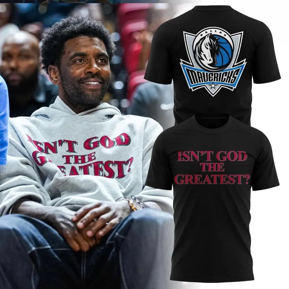 Kyrie Irving Blue Sports Fan Graphic T Shirt