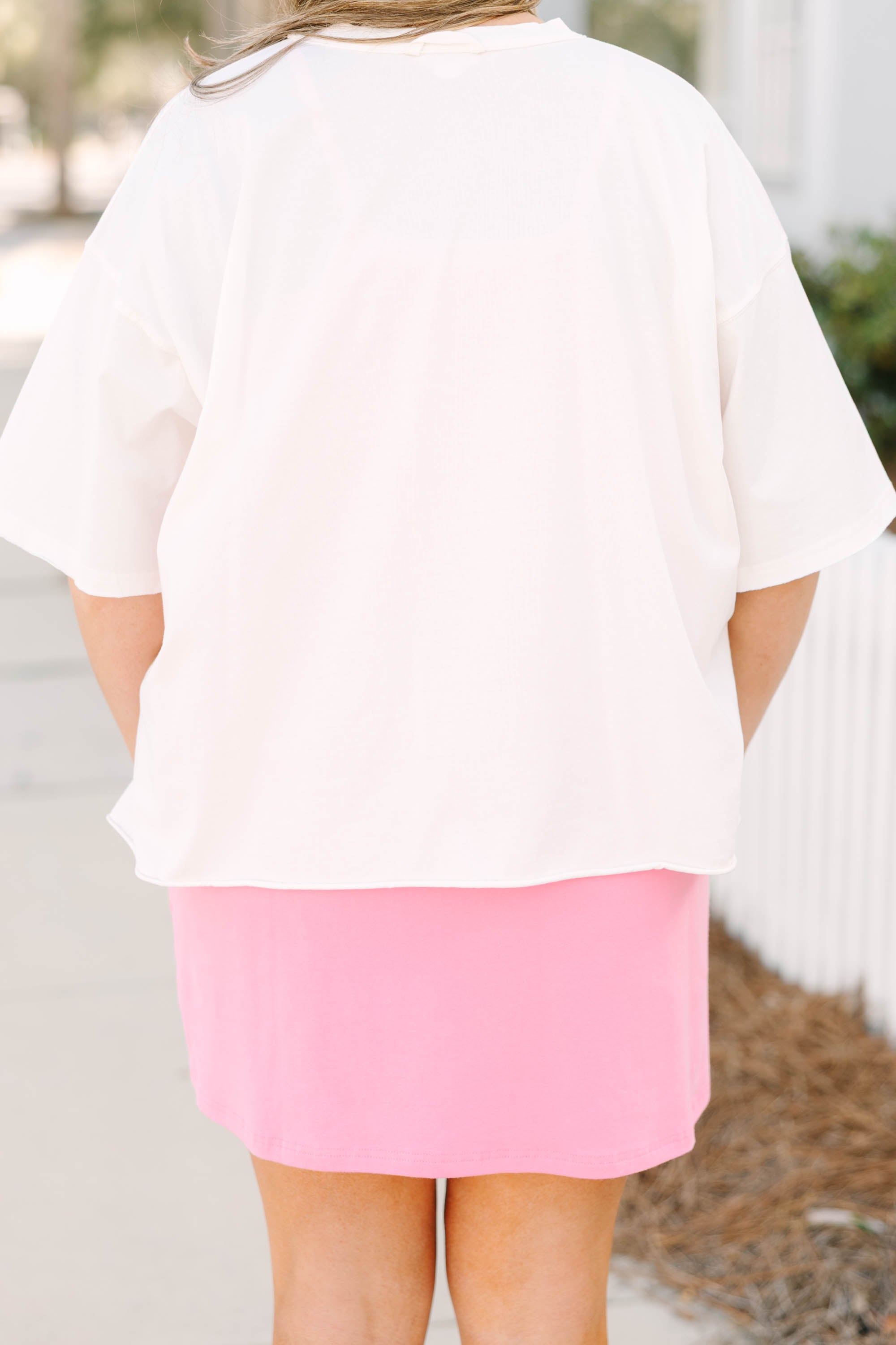 La Limone Vintage Wash Tee, White 5 La Limone Vintage Wash Tee, White - Image 5