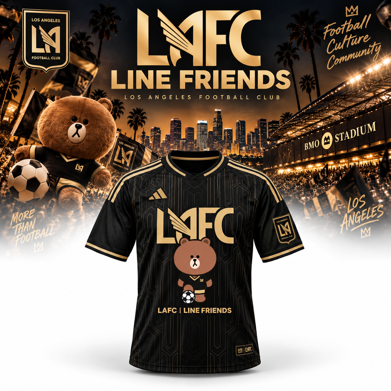 LAFC x Line Friends New Jersey Merch 2 - Unicasport LAFC x Line Friends New Jersey Merch