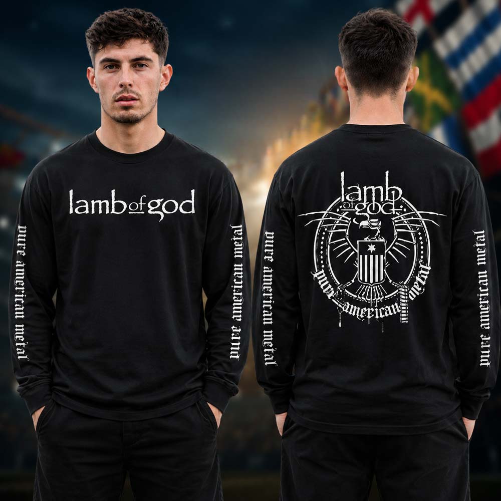 Lamb of God Pure American Metal Long Sleeve Shirt