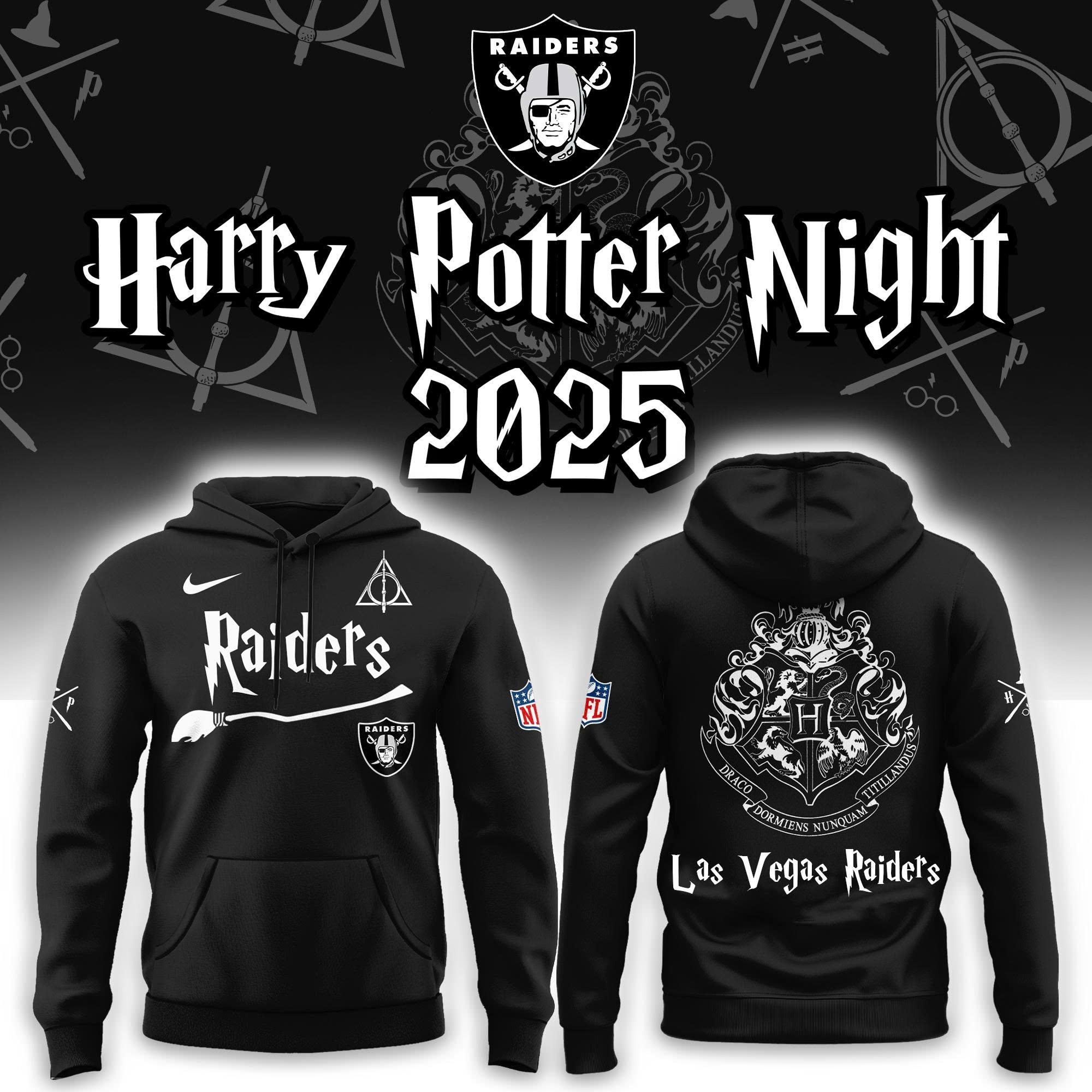 Las Vegas Raiders Harry Potter 2026 Combo Hoodie