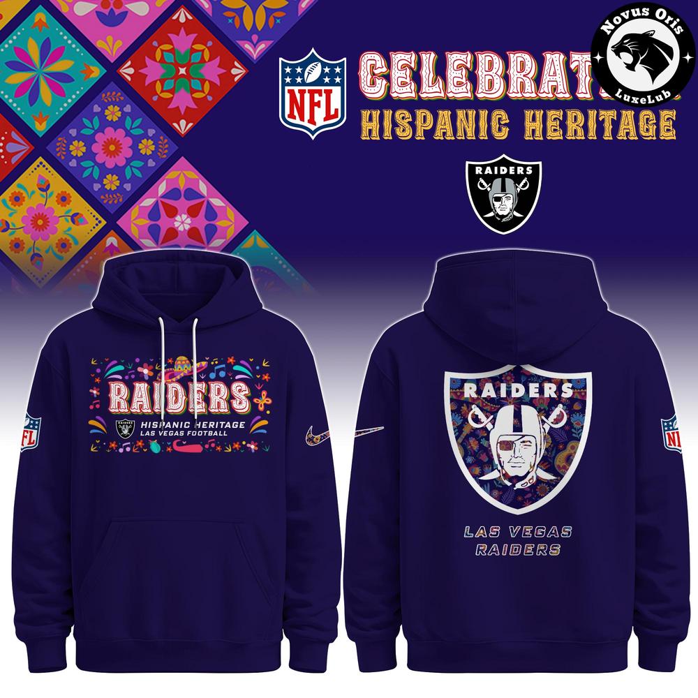 Las Vegas Raiders NFL Hispanic Heritage Month 2026 Hoodie 1 - Unicasport Las Vegas Raiders NFL Hispanic Heritage Month 2026 Hoodie