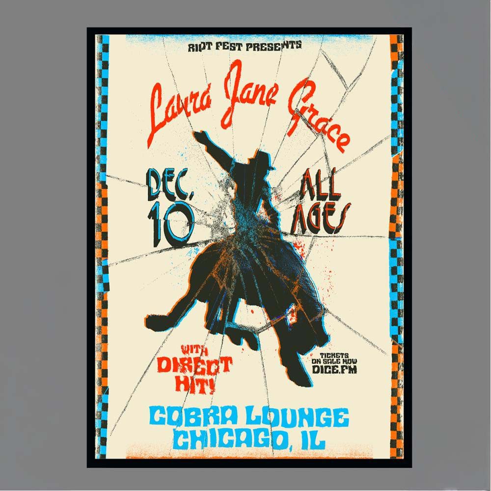 Laura Jane Grace With Direct Hit Cobra Lounge Chicago Dec 10 Poster