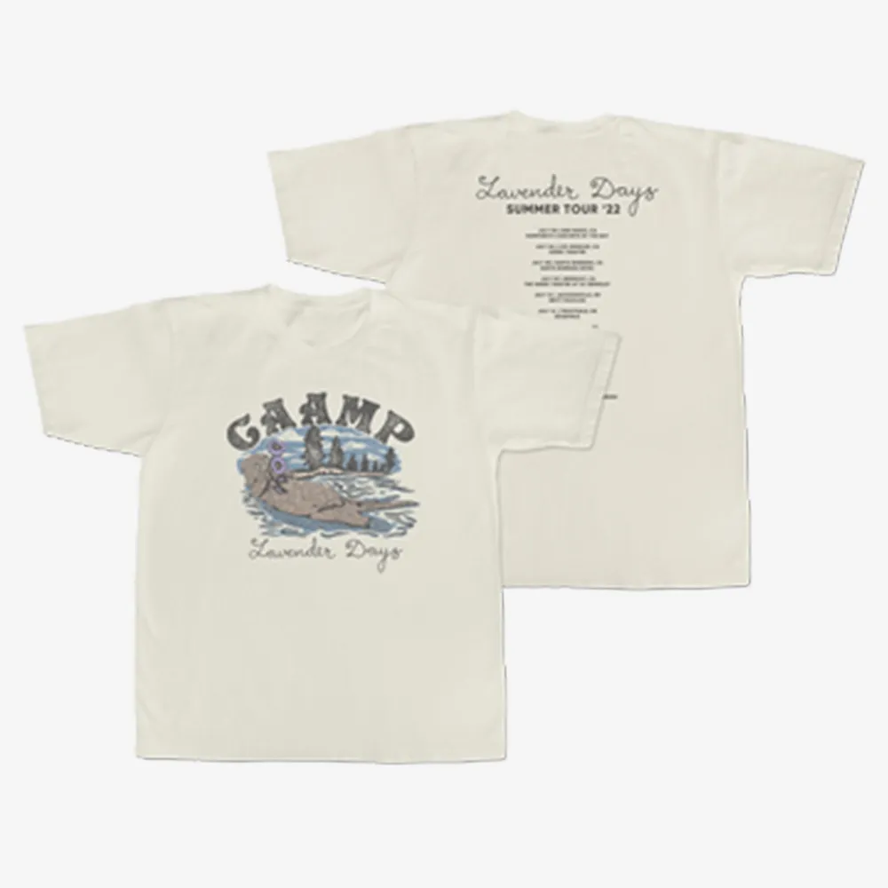 Lavender Days Otter Tour Camp TShirt Folk Music Caamp Band Merch Cool Music Lover Gift Merch 2026