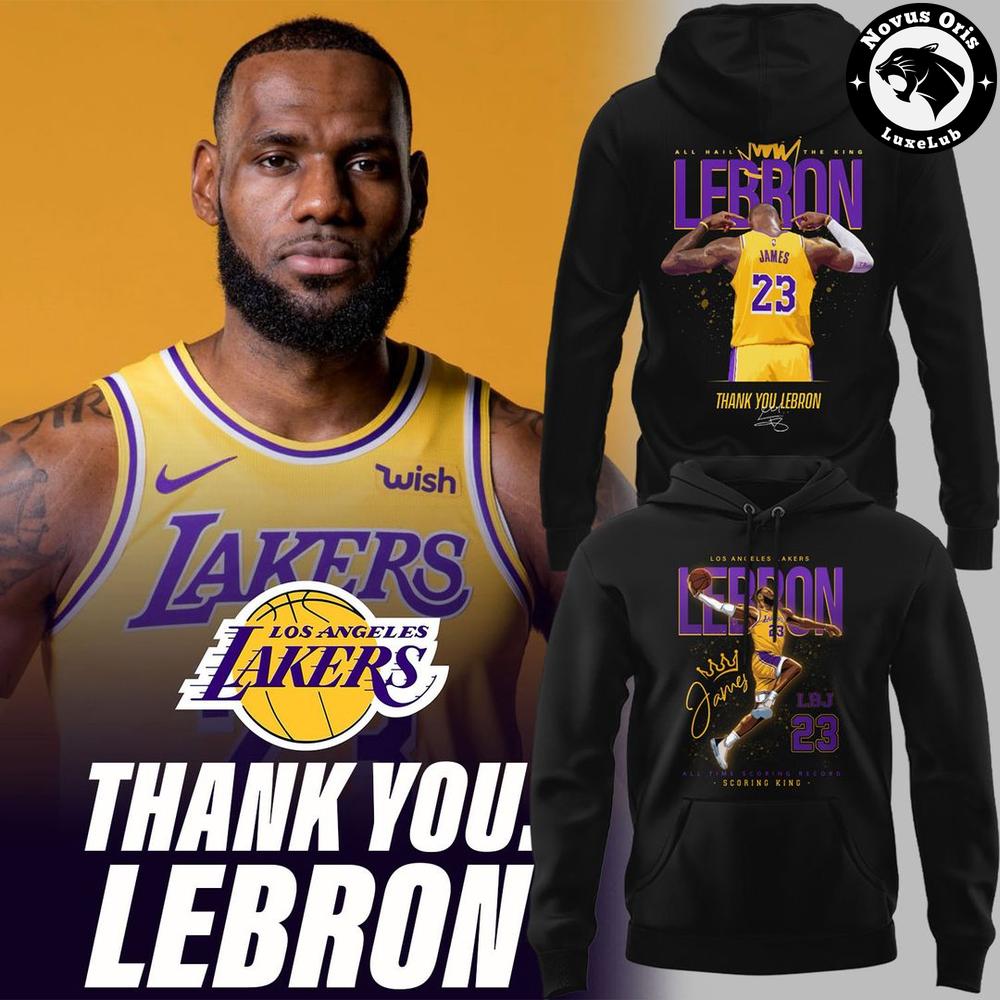 LeBron James Los Angeles Lakers Thank You Hoodie