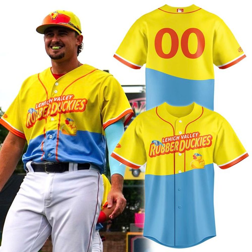 Lehigh Valley IronPigs x Rubber Duckies 2026 Special Baseball Jersey