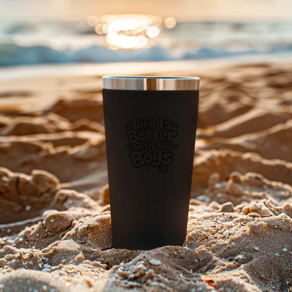 Life is Better with My Boys Boy Mom Premium Tri Blend Tumbler