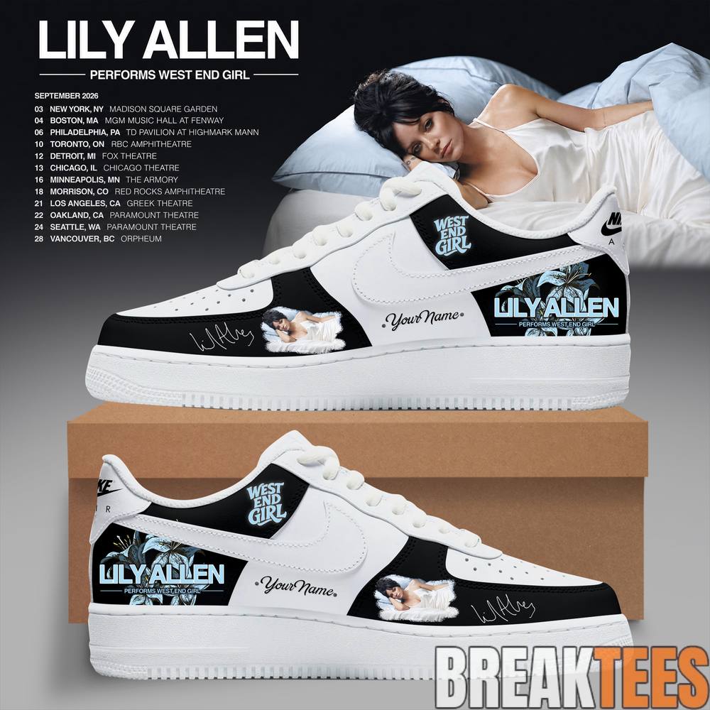Special Lily Allen West End Girl AF1 Shoes