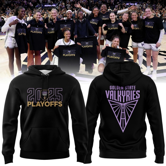 Limited edition 2026 Golden State Valkyries Playoff hoodie for fans New Version 1